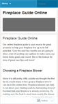 Mobile Screenshot of fireplaceglassdoors.wordpress.com