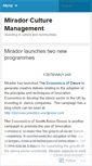 Mobile Screenshot of miradorculture.wordpress.com