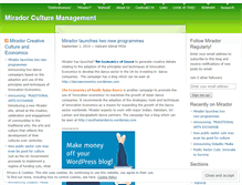 Tablet Screenshot of miradorculture.wordpress.com