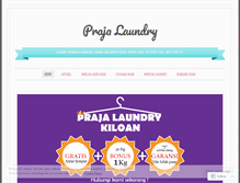 Tablet Screenshot of laundrykiloancikarang.wordpress.com
