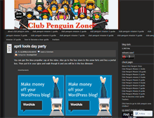 Tablet Screenshot of clubpenguinblogzone.wordpress.com