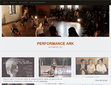 Tablet Screenshot of performanceark.wordpress.com