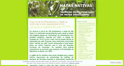 Desktop Screenshot of matasnativas.wordpress.com