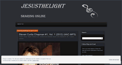 Desktop Screenshot of jesusthelight.wordpress.com