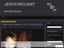 Tablet Screenshot of jesusthelight.wordpress.com