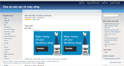 Desktop Screenshot of ngaythuhai.wordpress.com