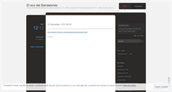 Desktop Screenshot of bandalones.wordpress.com