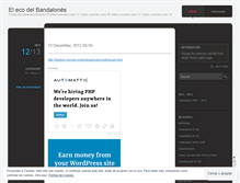 Tablet Screenshot of bandalones.wordpress.com