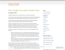 Tablet Screenshot of garamdunia.wordpress.com