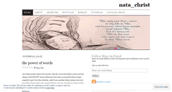 Desktop Screenshot of natachrist.wordpress.com