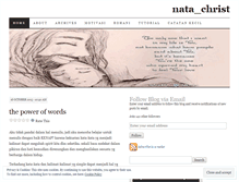 Tablet Screenshot of natachrist.wordpress.com