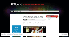 Desktop Screenshot of harlemworld.wordpress.com