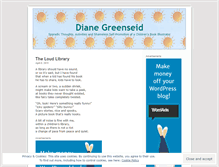 Tablet Screenshot of dianegreenseid.wordpress.com