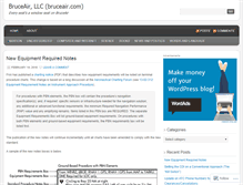 Tablet Screenshot of bruceair.wordpress.com