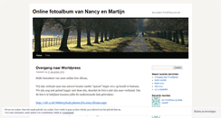 Desktop Screenshot of martijnennancy.wordpress.com