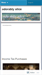 Mobile Screenshot of adorablyalice.wordpress.com