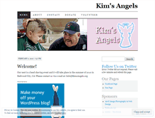 Tablet Screenshot of kimsangels.wordpress.com