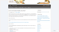 Desktop Screenshot of ajmcafe.wordpress.com