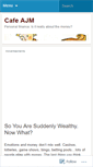 Mobile Screenshot of ajmcafe.wordpress.com