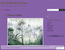 Tablet Screenshot of carmenacuarel.wordpress.com