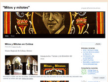 Tablet Screenshot of mitosymitotes.wordpress.com