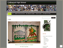 Tablet Screenshot of collinwoodtrojans.wordpress.com