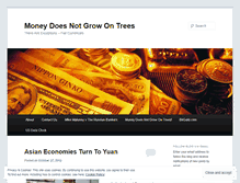 Tablet Screenshot of moneydoesnotgrowontrees.wordpress.com