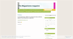 Desktop Screenshot of magazineme.wordpress.com