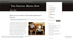 Desktop Screenshot of digitalmediaspin.wordpress.com