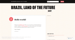 Desktop Screenshot of landofthefuture.wordpress.com