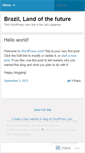 Mobile Screenshot of landofthefuture.wordpress.com