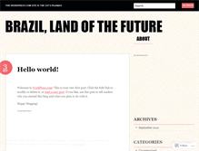 Tablet Screenshot of landofthefuture.wordpress.com