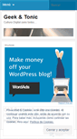 Mobile Screenshot of geekntonic.wordpress.com