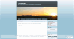 Desktop Screenshot of jeannemeth.wordpress.com