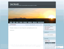 Tablet Screenshot of jeannemeth.wordpress.com