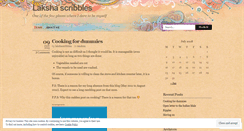 Desktop Screenshot of lakshascribbles.wordpress.com