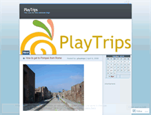 Tablet Screenshot of playtrips.wordpress.com