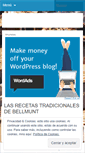 Mobile Screenshot of lasrecetasdebellmunt.wordpress.com