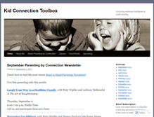 Tablet Screenshot of kidconnectiontoolbox.wordpress.com