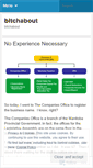 Mobile Screenshot of ibitchabout.wordpress.com