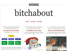 Tablet Screenshot of ibitchabout.wordpress.com