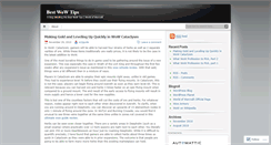 Desktop Screenshot of bestwowtips.wordpress.com