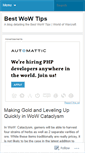 Mobile Screenshot of bestwowtips.wordpress.com