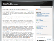 Tablet Screenshot of bestwowtips.wordpress.com