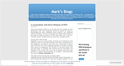 Desktop Screenshot of markrkp.wordpress.com