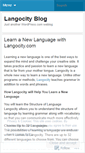 Mobile Screenshot of langocity.wordpress.com
