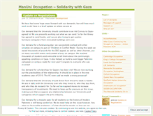 Tablet Screenshot of manunioccupation.wordpress.com