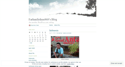 Desktop Screenshot of farhanfirdaus868.wordpress.com