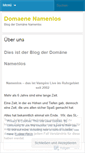 Mobile Screenshot of domaenenamenlos.wordpress.com
