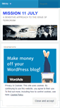 Mobile Screenshot of mission11july.wordpress.com